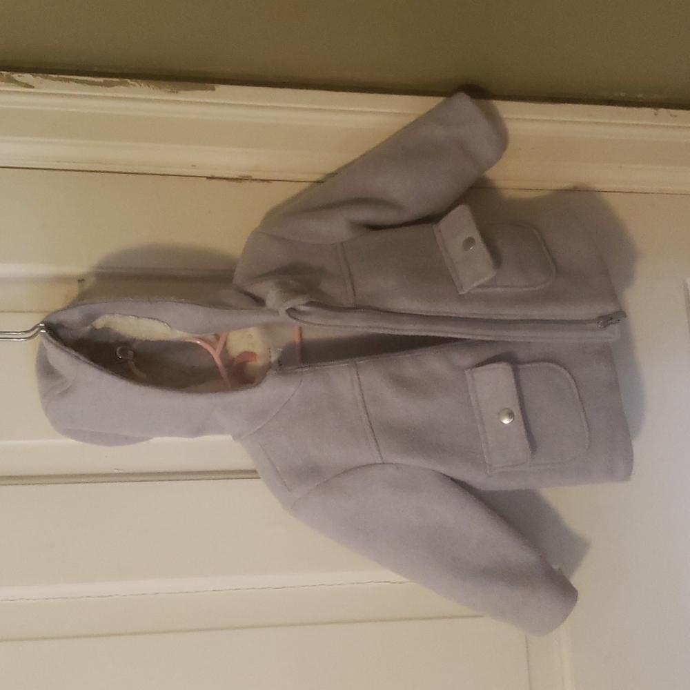 Light Grey Dressy Coat